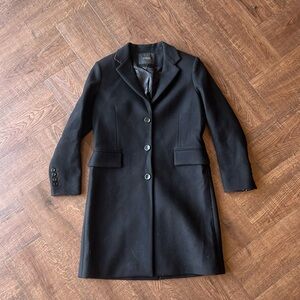 Mage Virgin Wool And Cashmere Tailored Jacket Black Sz 38